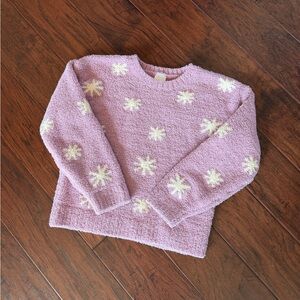 Hanna Andersson Lavender Snowflake Marshmallow Sweater
